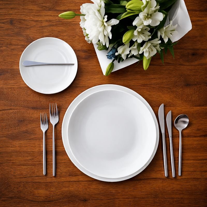 Formal Dinnerware Setting Hire